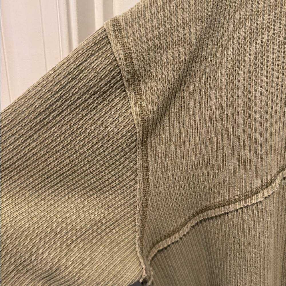 We The Free Olive Ribbed Top - Picture 13 of 13